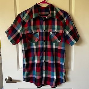 Men’s Vans Short-Sleeved Button Down